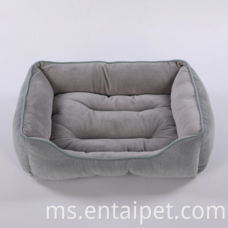 Coklat Terluka Bed Bed Reka Bentuk Baru Produk Anjing Custom